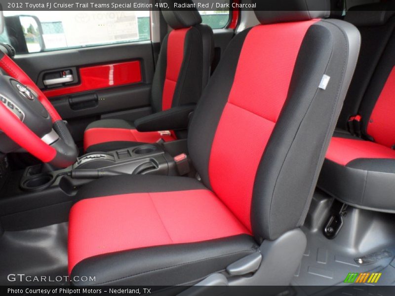 Front Seat of 2012 FJ Cruiser Trail Teams Special Edition 4WD