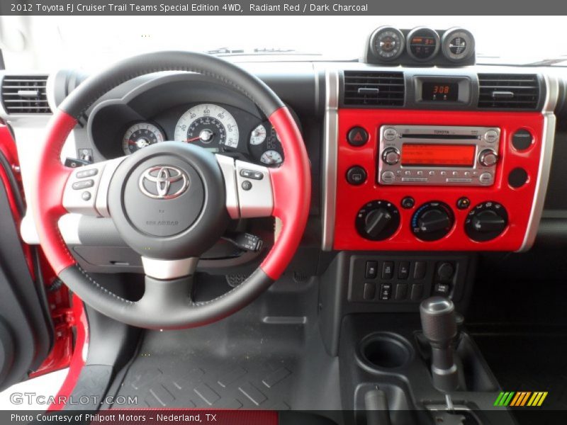 Dashboard of 2012 FJ Cruiser Trail Teams Special Edition 4WD