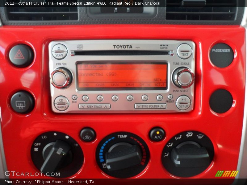 Audio System of 2012 FJ Cruiser Trail Teams Special Edition 4WD