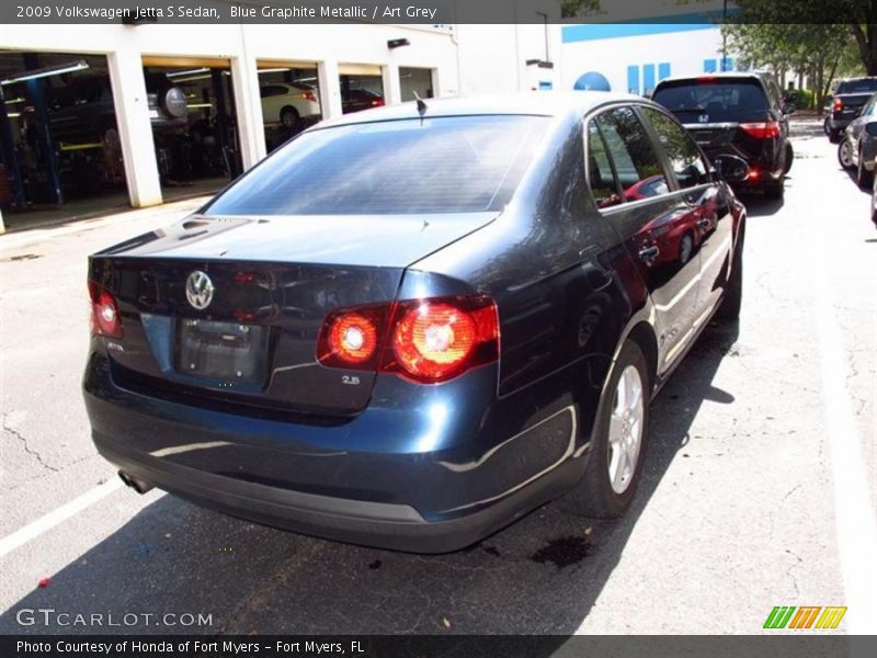 Blue Graphite Metallic / Art Grey 2009 Volkswagen Jetta S Sedan