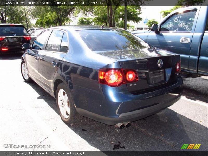Blue Graphite Metallic / Art Grey 2009 Volkswagen Jetta S Sedan