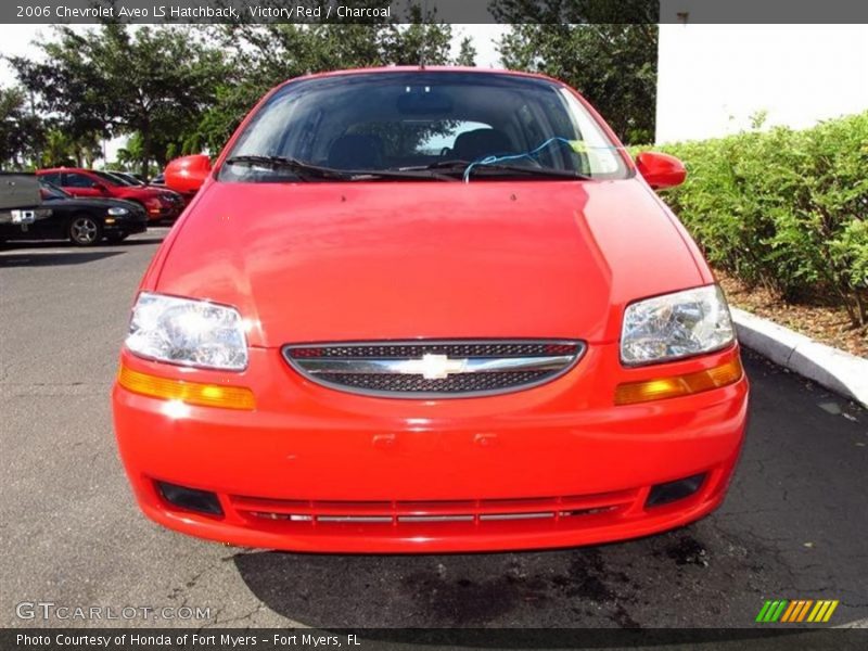 Victory Red / Charcoal 2006 Chevrolet Aveo LS Hatchback