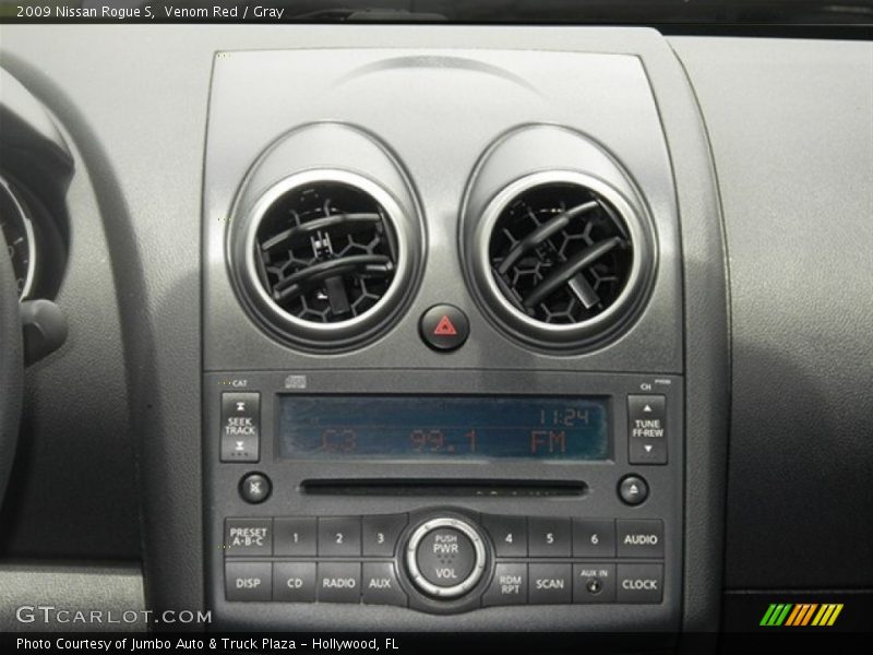 Venom Red / Gray 2009 Nissan Rogue S