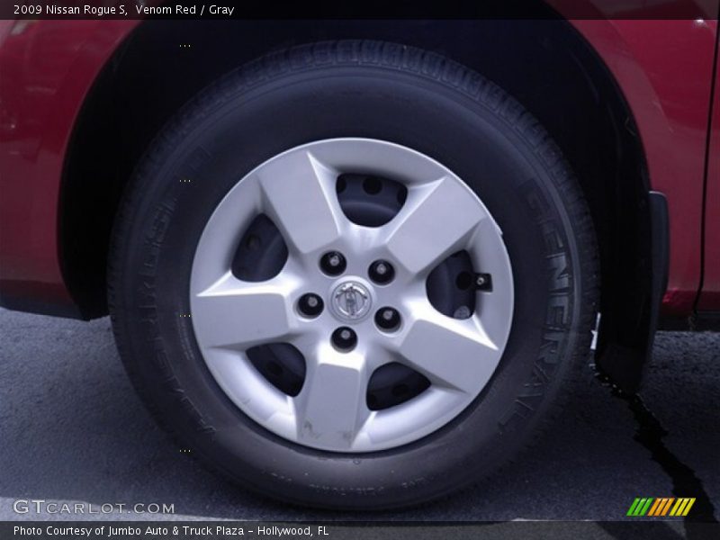 Venom Red / Gray 2009 Nissan Rogue S