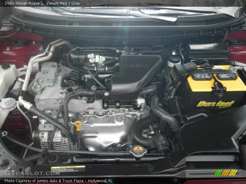 Venom Red / Gray 2009 Nissan Rogue S