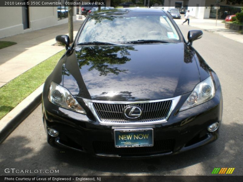 Obsidian Black / Black 2010 Lexus IS 350C Convertible