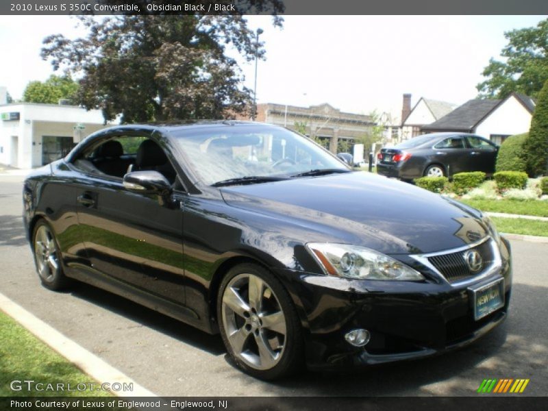 Obsidian Black / Black 2010 Lexus IS 350C Convertible