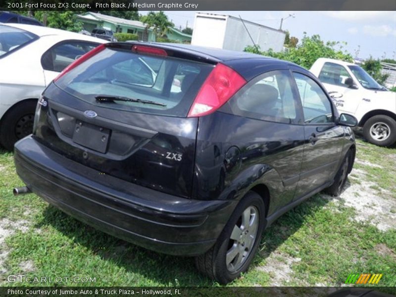 Pitch Black / Medium Graphite Grey 2001 Ford Focus ZX3 Coupe