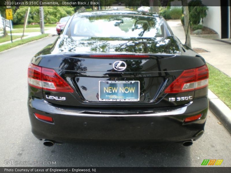 Obsidian Black / Black 2010 Lexus IS 350C Convertible