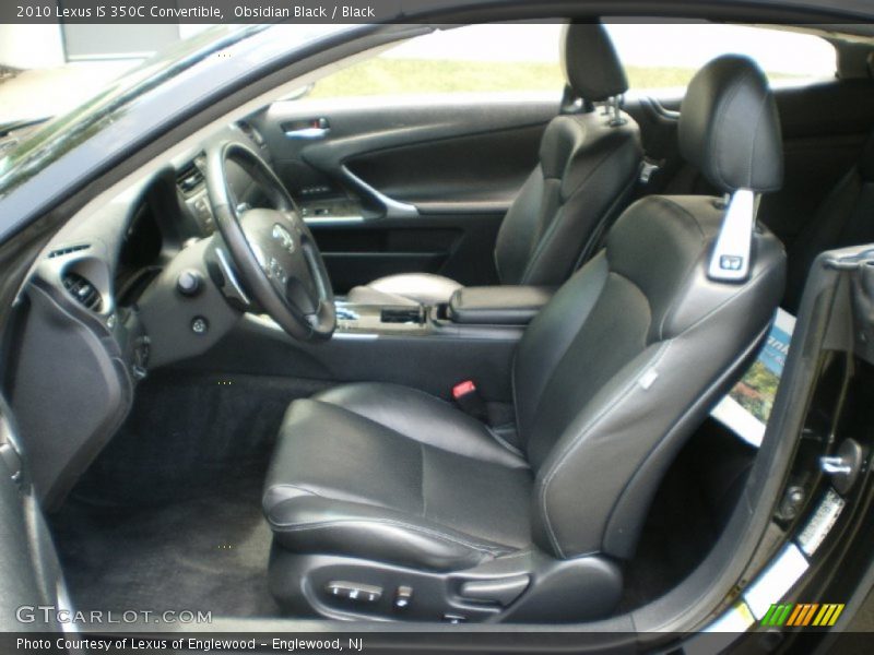 Obsidian Black / Black 2010 Lexus IS 350C Convertible