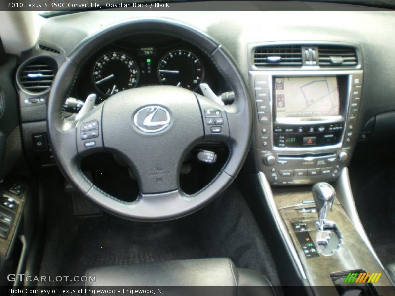 Obsidian Black / Black 2010 Lexus IS 350C Convertible