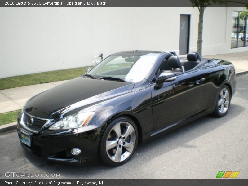 Obsidian Black / Black 2010 Lexus IS 350C Convertible