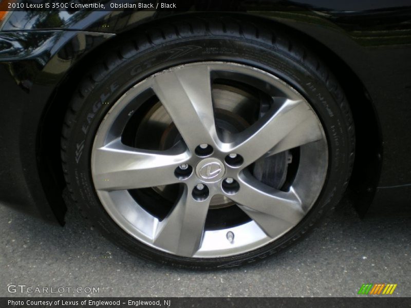 Obsidian Black / Black 2010 Lexus IS 350C Convertible