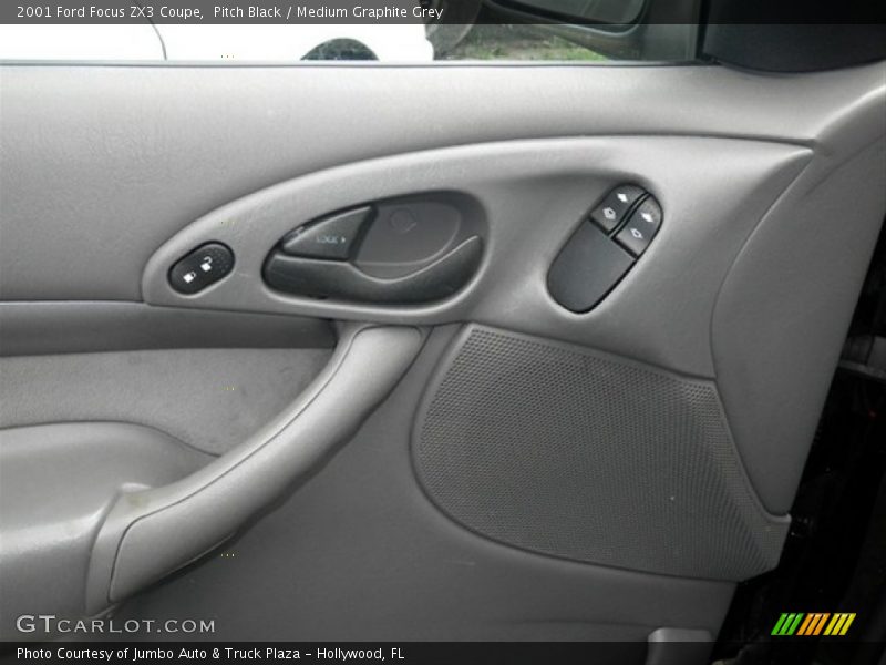Pitch Black / Medium Graphite Grey 2001 Ford Focus ZX3 Coupe