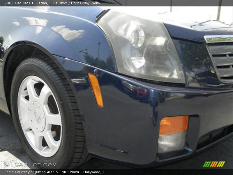 Blue Onyx / Light Gray/Ebony 2003 Cadillac CTS Sedan