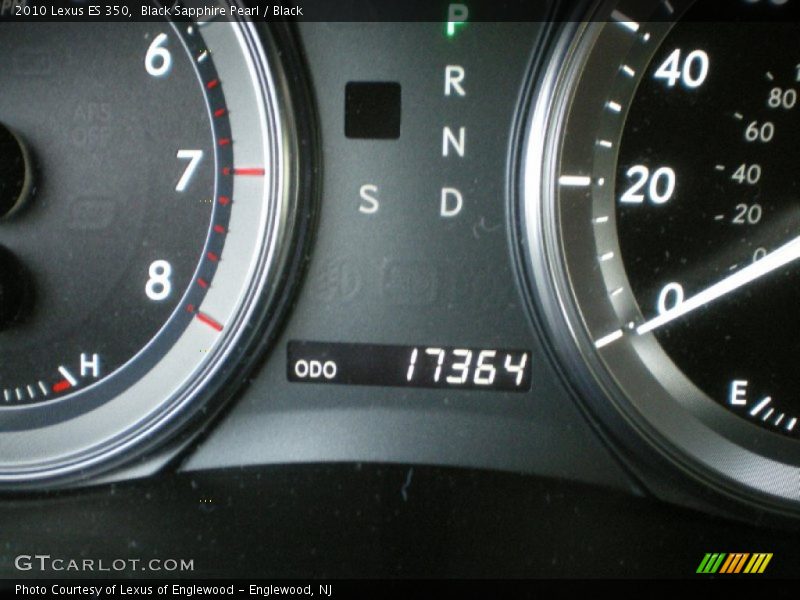 Black Sapphire Pearl / Black 2010 Lexus ES 350