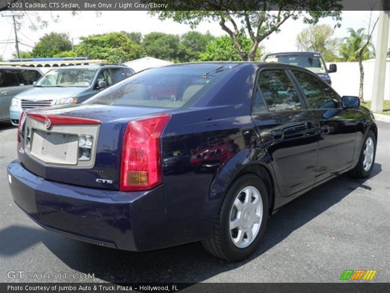Blue Onyx / Light Gray/Ebony 2003 Cadillac CTS Sedan