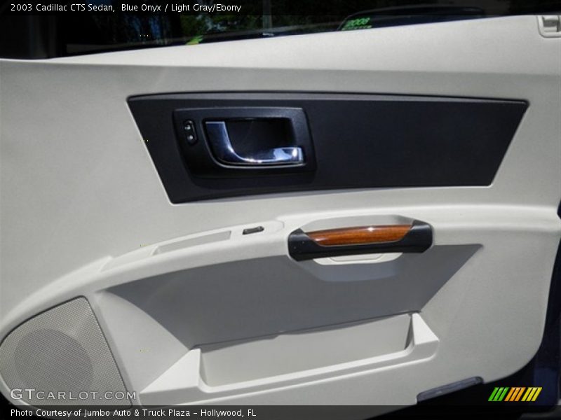 Blue Onyx / Light Gray/Ebony 2003 Cadillac CTS Sedan
