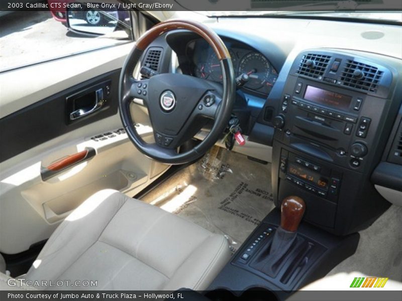 Blue Onyx / Light Gray/Ebony 2003 Cadillac CTS Sedan