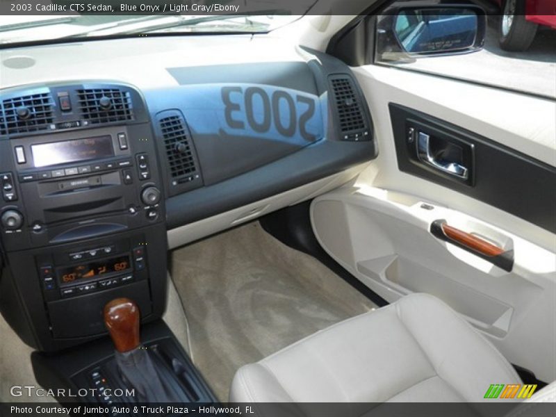Blue Onyx / Light Gray/Ebony 2003 Cadillac CTS Sedan