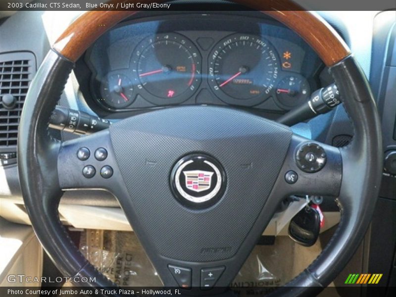 Blue Onyx / Light Gray/Ebony 2003 Cadillac CTS Sedan