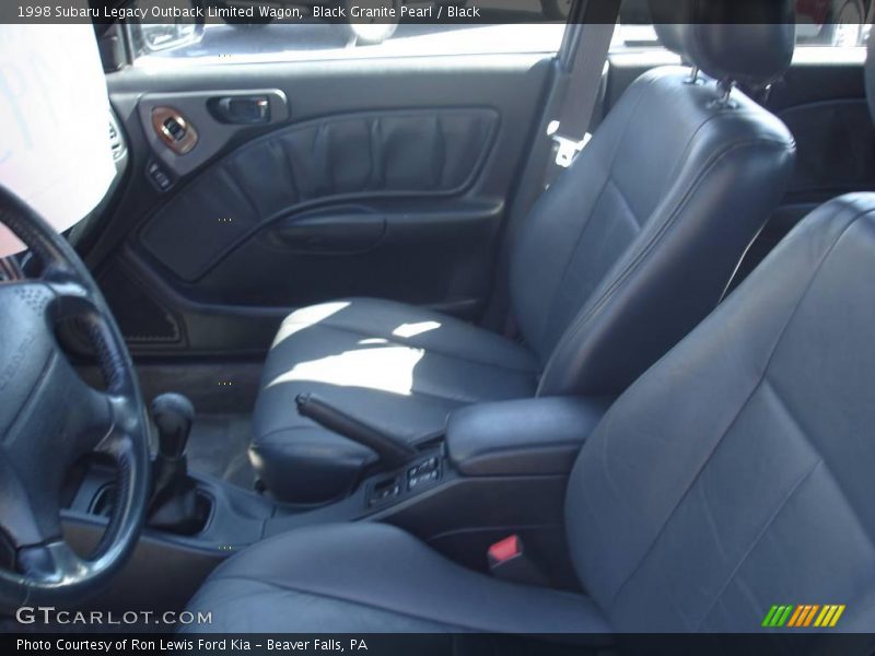 Black Granite Pearl / Black 1998 Subaru Legacy Outback Limited Wagon