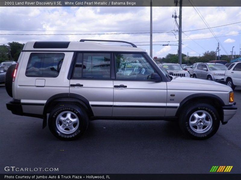 White Gold Pearl Metallic / Bahama Beige 2001 Land Rover Discovery II SE