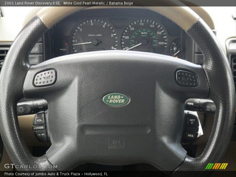 White Gold Pearl Metallic / Bahama Beige 2001 Land Rover Discovery II SE