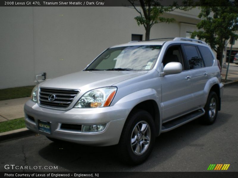 Titanium Silver Metallic / Dark Gray 2008 Lexus GX 470