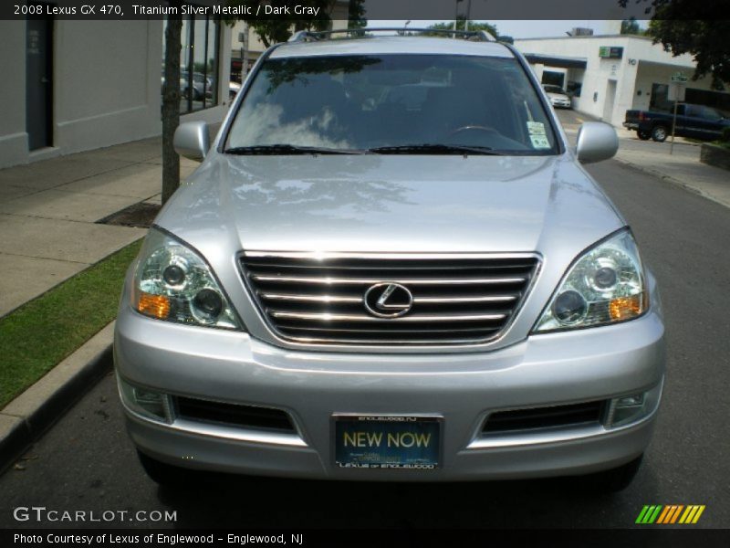 Titanium Silver Metallic / Dark Gray 2008 Lexus GX 470