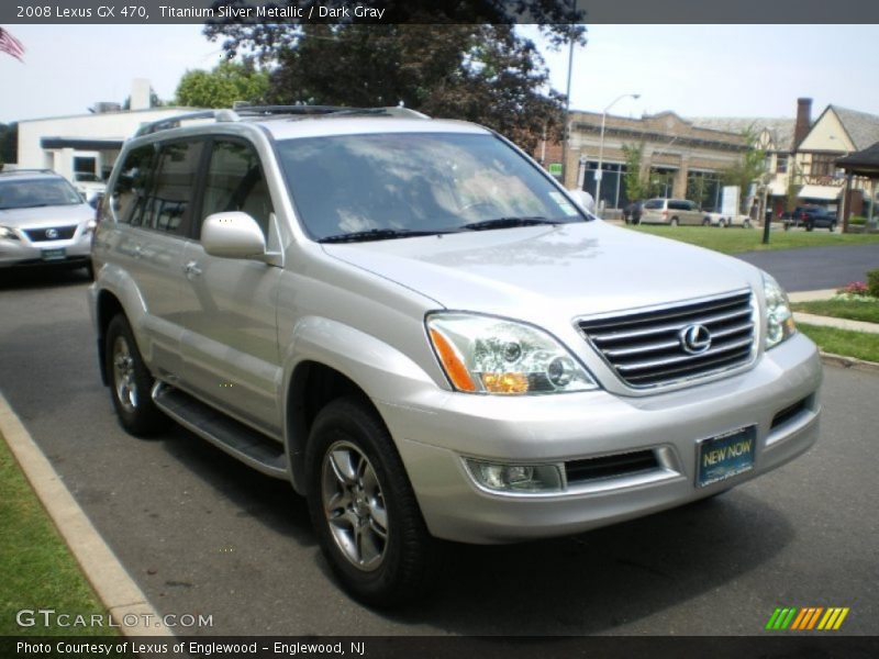Titanium Silver Metallic / Dark Gray 2008 Lexus GX 470
