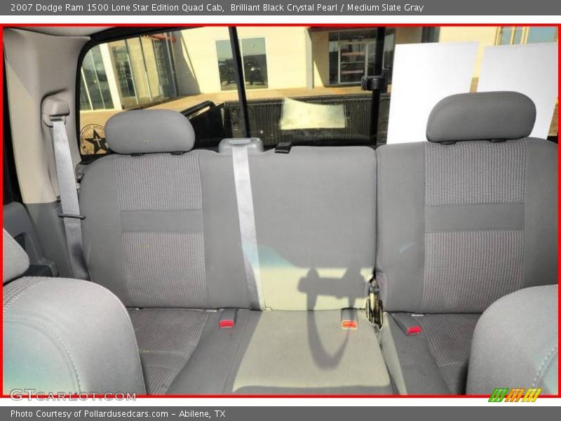 Brilliant Black Crystal Pearl / Medium Slate Gray 2007 Dodge Ram 1500 Lone Star Edition Quad Cab