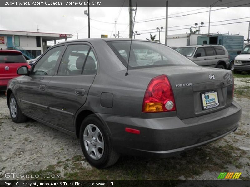 Stormy Gray / Gray 2004 Hyundai Accent GL Sedan