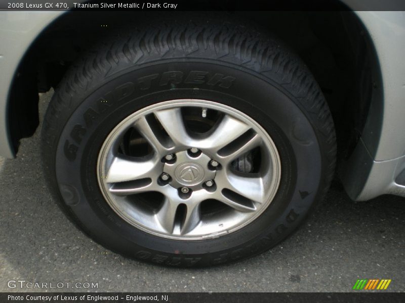 Titanium Silver Metallic / Dark Gray 2008 Lexus GX 470