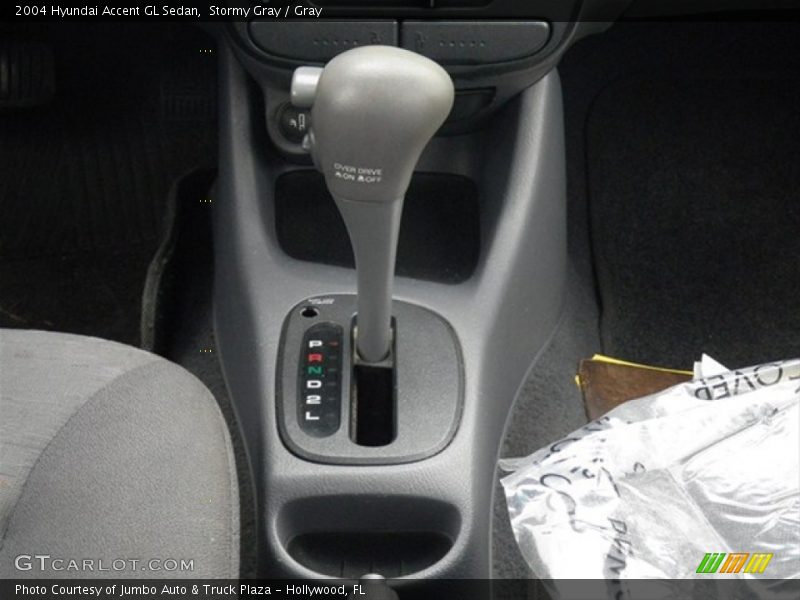 Stormy Gray / Gray 2004 Hyundai Accent GL Sedan