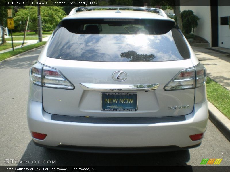 Tungsten Silver Pearl / Black 2011 Lexus RX 350 AWD