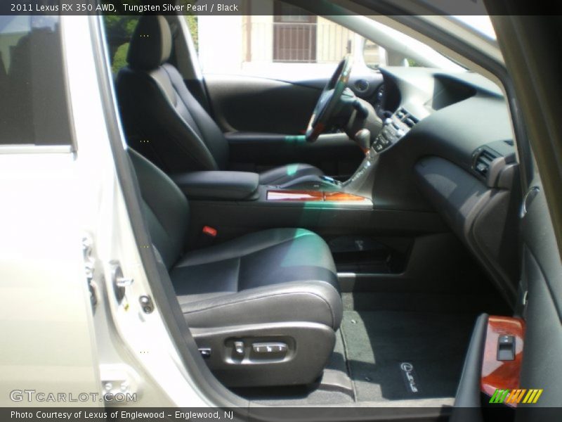 Tungsten Silver Pearl / Black 2011 Lexus RX 350 AWD