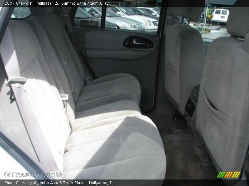 Summit White / Light Gray 2007 Chevrolet TrailBlazer LS
