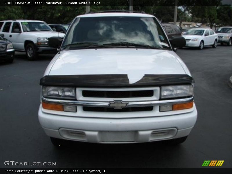 Summit White / Beige 2000 Chevrolet Blazer Trailblazer