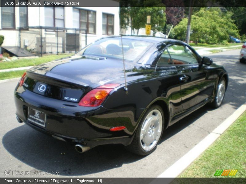 Black Onyx / Saddle 2005 Lexus SC 430