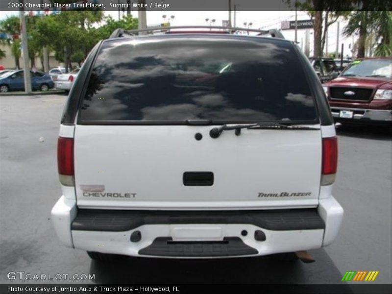 Summit White / Beige 2000 Chevrolet Blazer Trailblazer