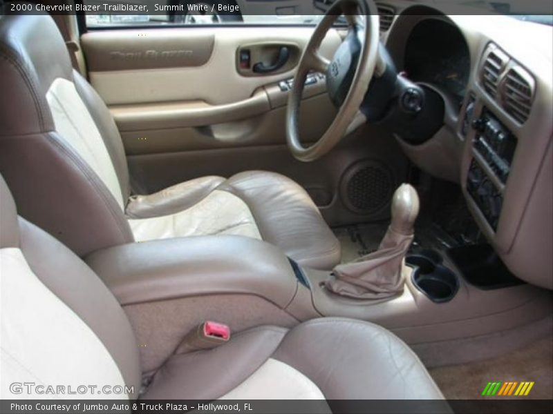 2000 Blazer Trailblazer Beige Interior