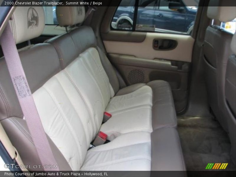 Rear Seat of 2000 Blazer Trailblazer