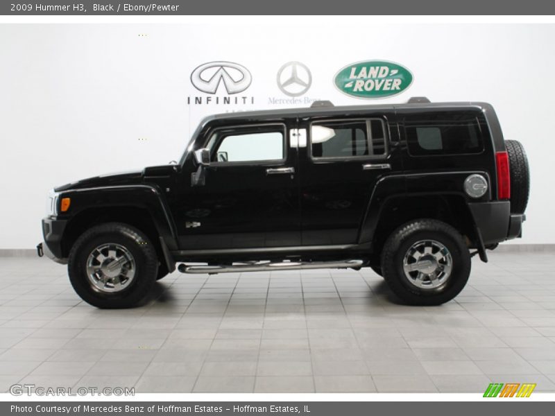 Black / Ebony/Pewter 2009 Hummer H3