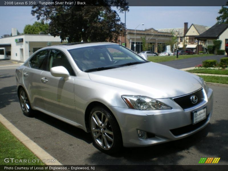 Tungsten Silver Pearl / Black 2008 Lexus IS 350