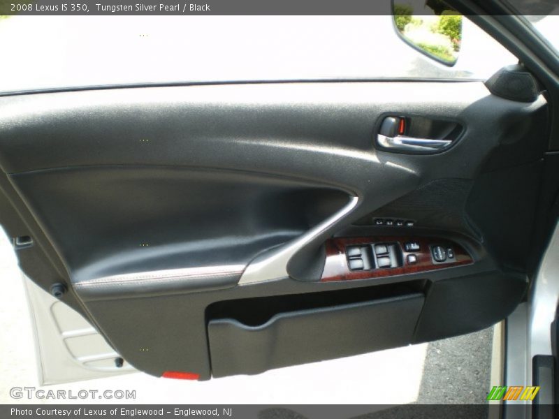 Tungsten Silver Pearl / Black 2008 Lexus IS 350