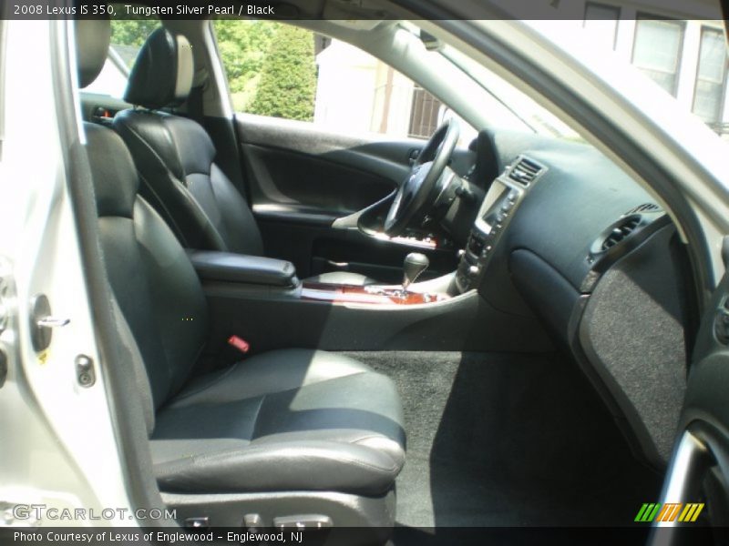 Tungsten Silver Pearl / Black 2008 Lexus IS 350