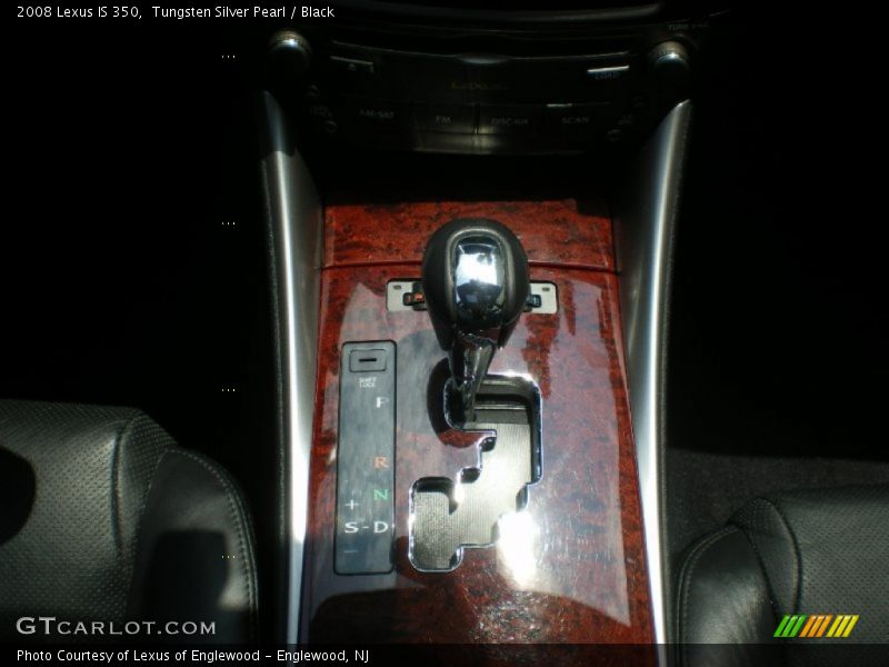 Tungsten Silver Pearl / Black 2008 Lexus IS 350