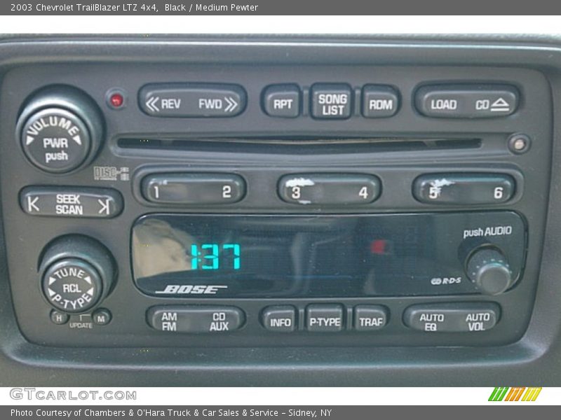 Black / Medium Pewter 2003 Chevrolet TrailBlazer LTZ 4x4
