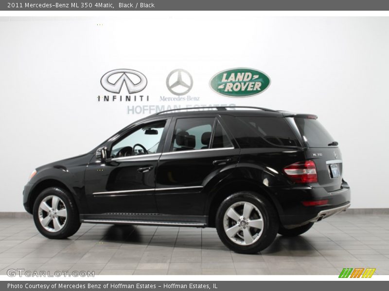 Black / Black 2011 Mercedes-Benz ML 350 4Matic